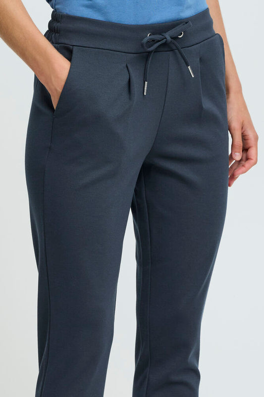 B.young | Rizetta Crop Pant | Navy | Copenhagen Night