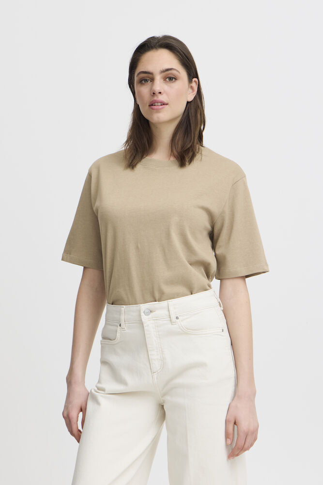B.young | BYTROLLO Short Sleeve T-Shirt | Roasted Cashew