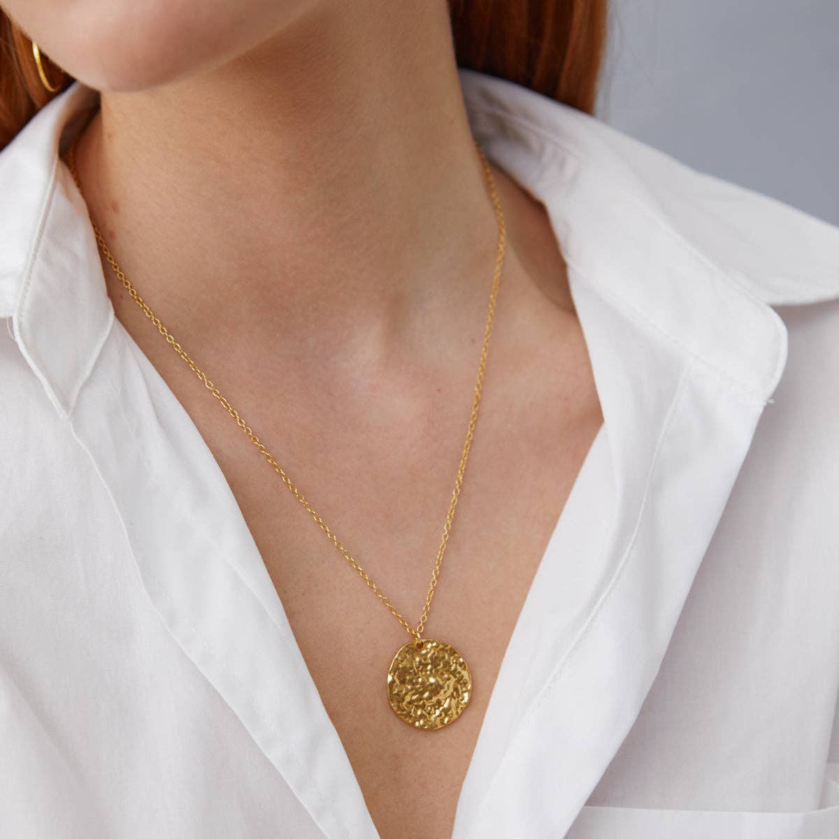 Ashiana London | Harmonia Short Gold Coin Necklace