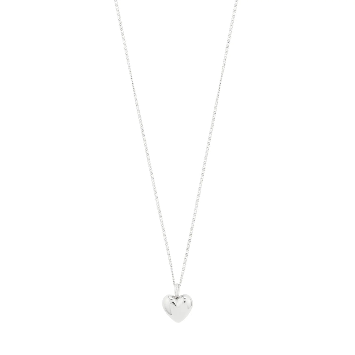 Pilgrim | Revan Heart Necklace | Silver-Plated
