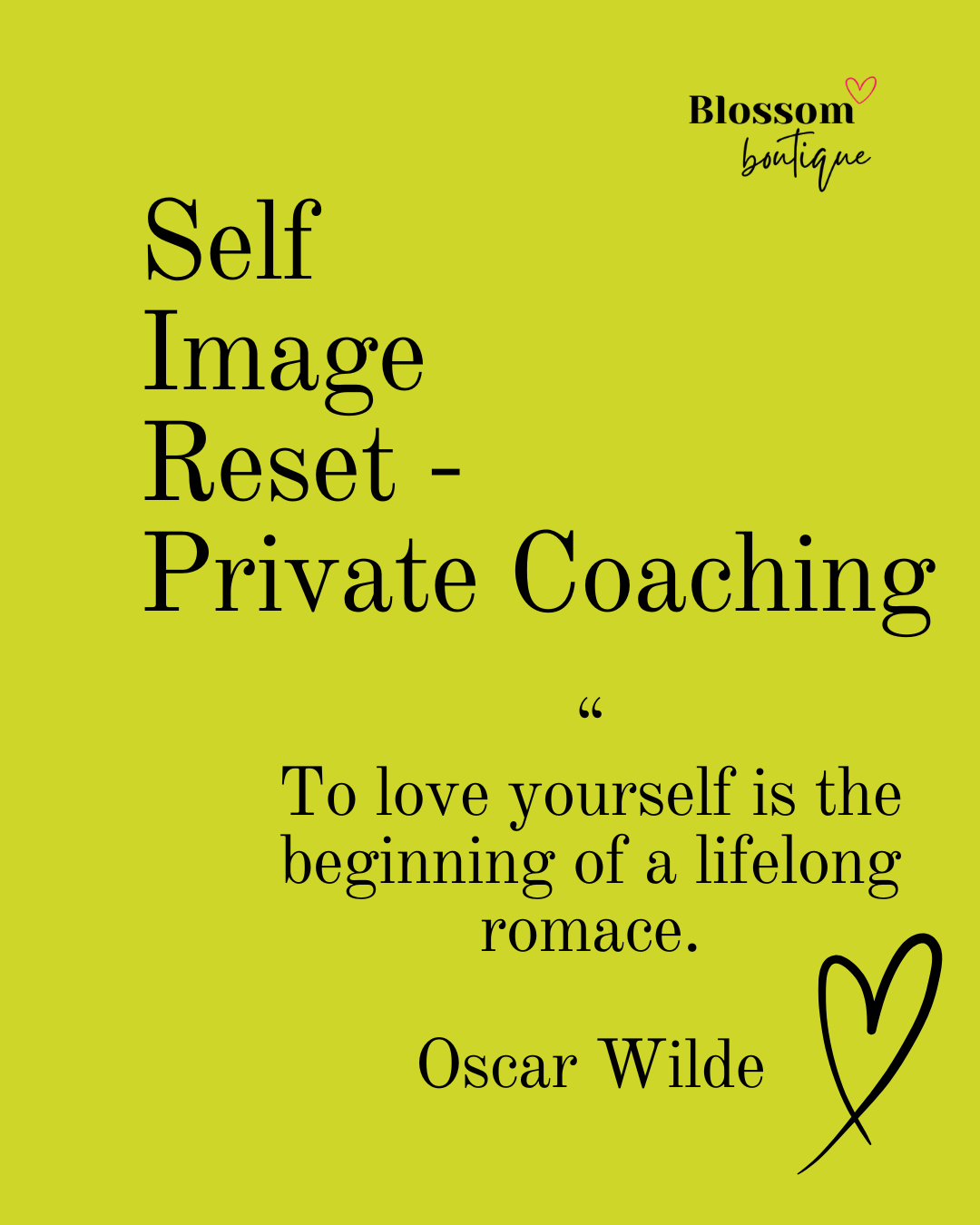 The Self-Image Reset - Private Coaching