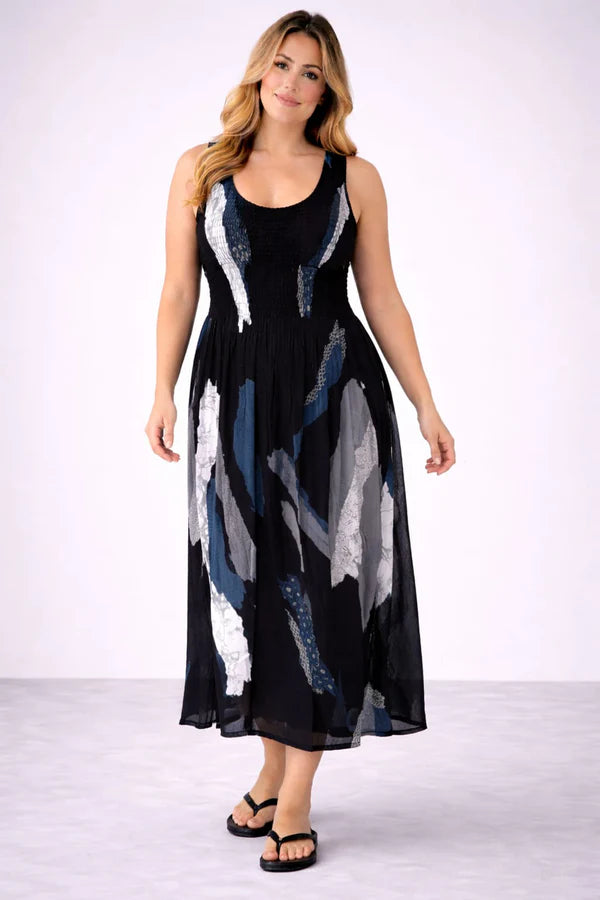 Made In Italy | Maxi Dress | Abstract