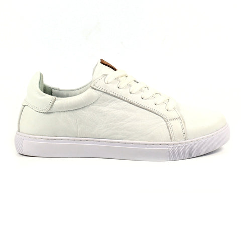 Lazy Dog - Piper Leather Trainer - White