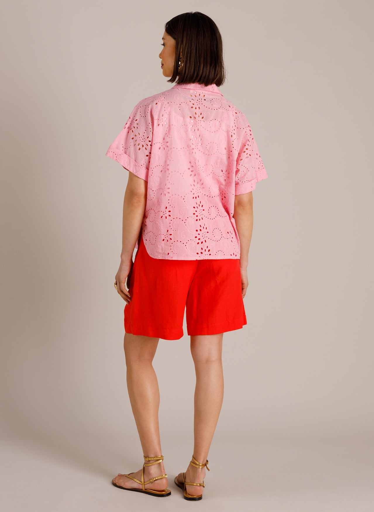 Yest | Mia Shorts | Hot Red