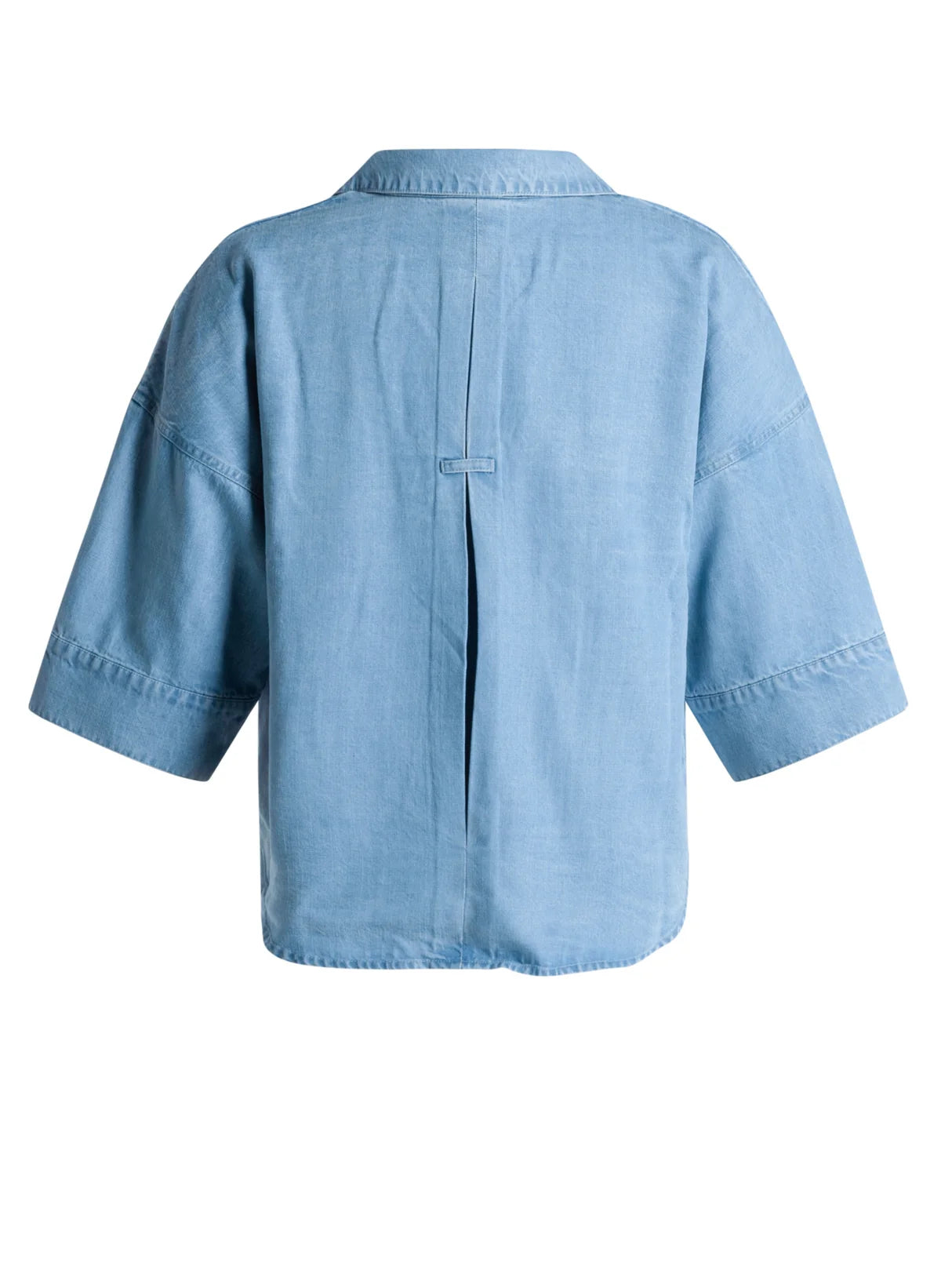 Yest | Margot Light Denim Bleached Blouse