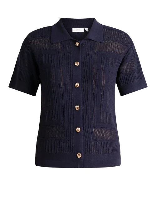 Yest | Selma Top | Navy Blue