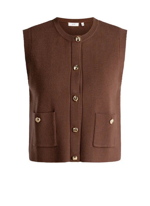 Yest | Siraia Button Up | Mocca Brown