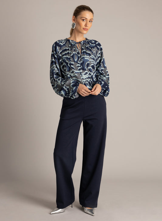 Yest | Carmen Blouse | Navy