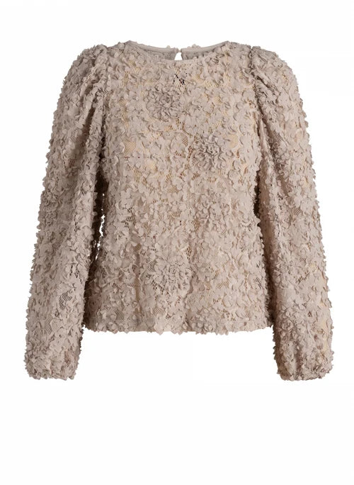 Yest | Willa Top | Light Taupe