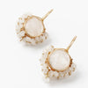 My Doris | White Rainbow Quartz Gemstone Earrings