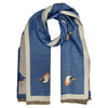 Cashmere Blend Robin Scarf | Denim