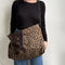 Sixton London | Brown Leopard Print Tote Bag | Large