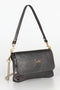 Sarta | Gun Metal Mini Crossbody Leather Bag