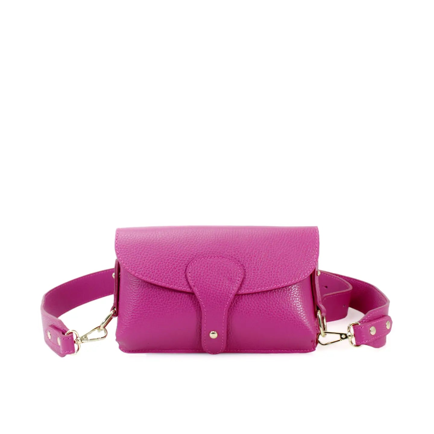 Pre-Order | Leather Crossbody Bag | Pink