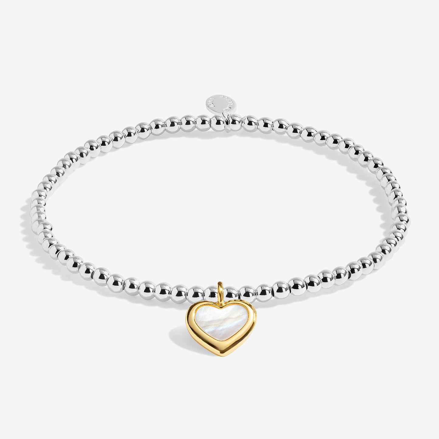 Joma Jewellery | A Little 'With Love Always' Bracelet In Silver and Gold Plating