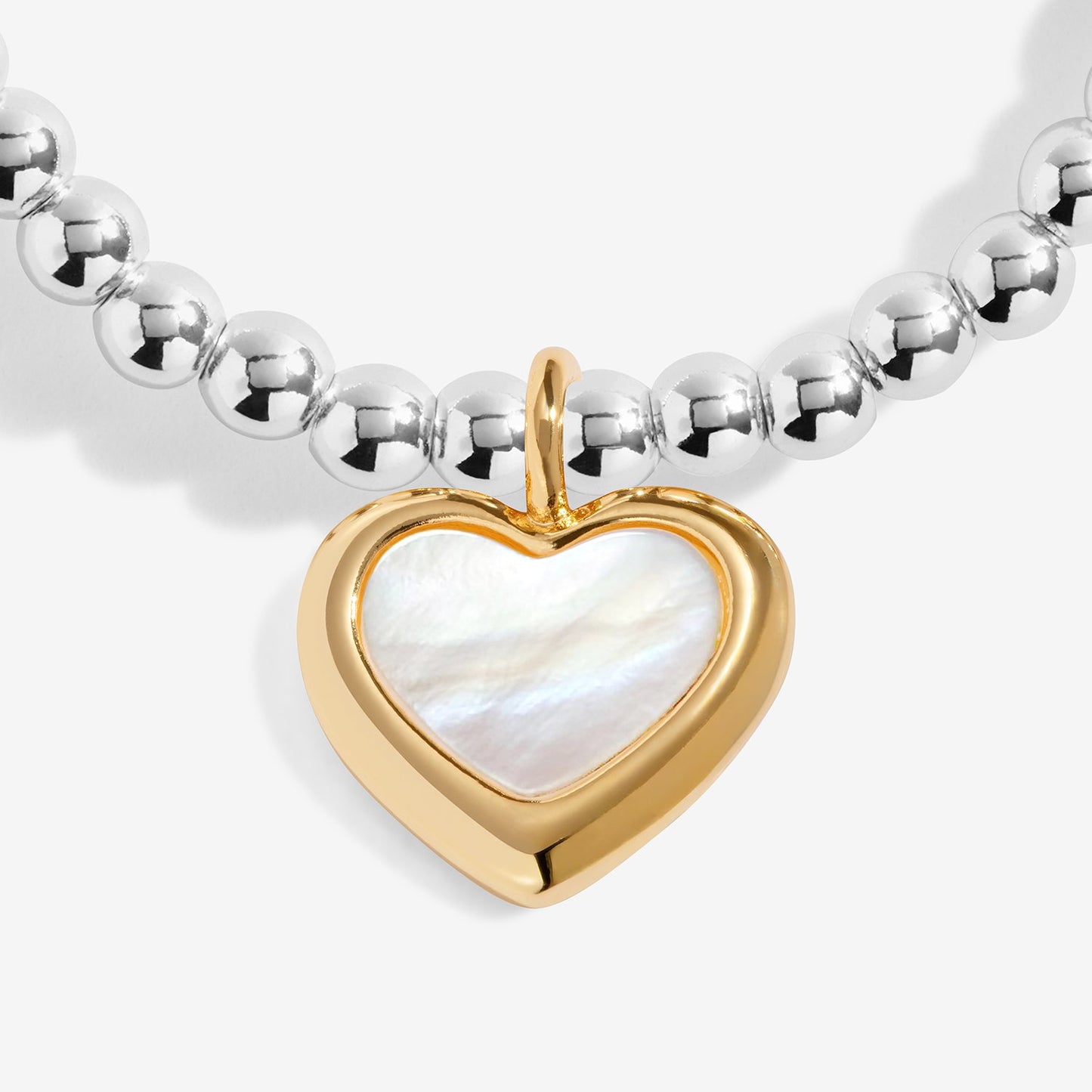 Joma Jewellery | A Little 'With Love Always' Bracelet In Silver and Gold Plating
