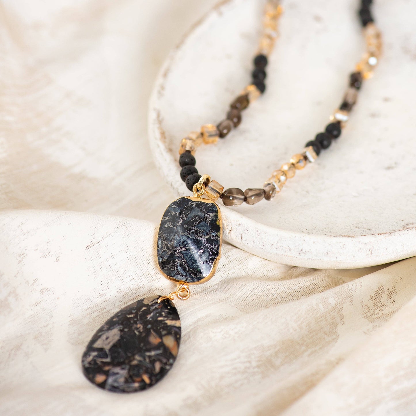 Wild Spirit London | The Black Jasper Necklace