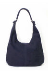 Suede Shoulder Bag | Navy