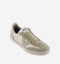 Victoria | Berlin Faux Leather trainer | Metallic Gold