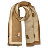 Cashmere Blend Robin Scarf | Beige