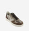 Victoria | Madrid Leather Glitter Trainer