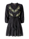 Joe Browns | Emma Embroidered Black Tunic Dress