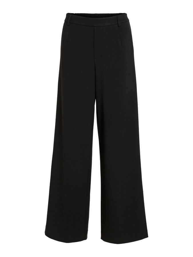 Vila | VIVARONE High Waist Trousers | Black