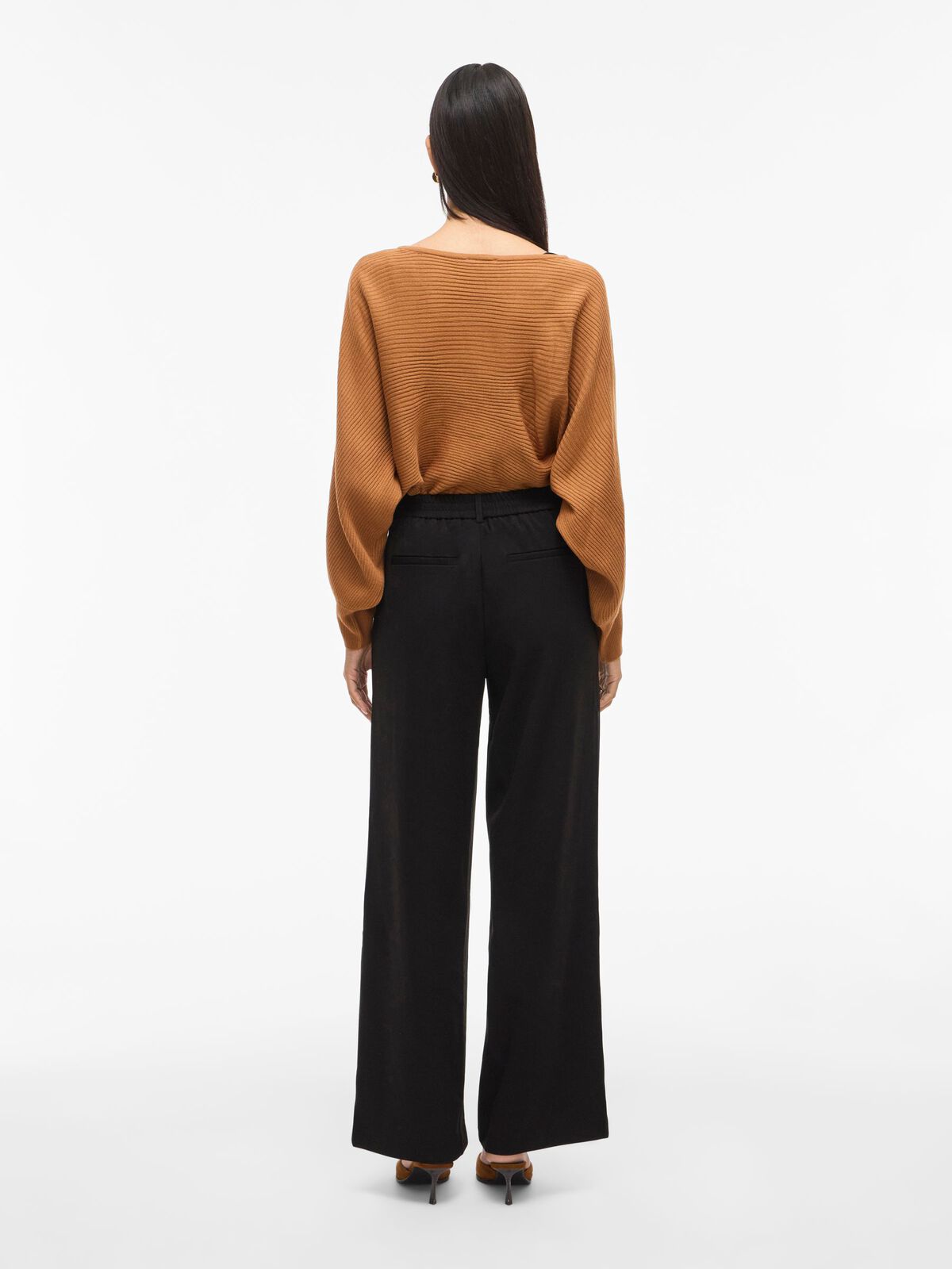 Vila | VIVARONE High Waist Trousers | Black