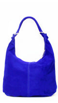 Suede Boho Bag - Royal Blue (New Style)
