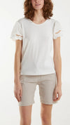 *Pre-order* Broderie Anglaise Sleeve T-Shirt