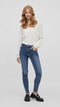 Vila VISARAH WU02 Skinny Jeans - Medium Blue
