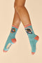 Powder UK | Scandinavian Stems Ankle Socks | Ice Blue