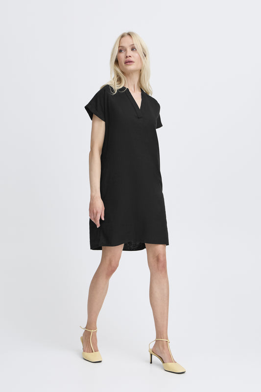 B.young | BYFALAKKA V-Neck Dress | Black