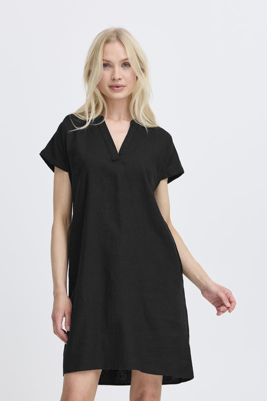 B.young | BYFALAKKA V-Neck Dress | Black