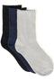 B.young | BYVILAINE Sock Box | Blue & Silver