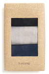 B.young | BYVILAINE Sock Box | Blue & Silver
