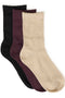 B.young | BYVILAINE Sock Box | Berry & Gold
