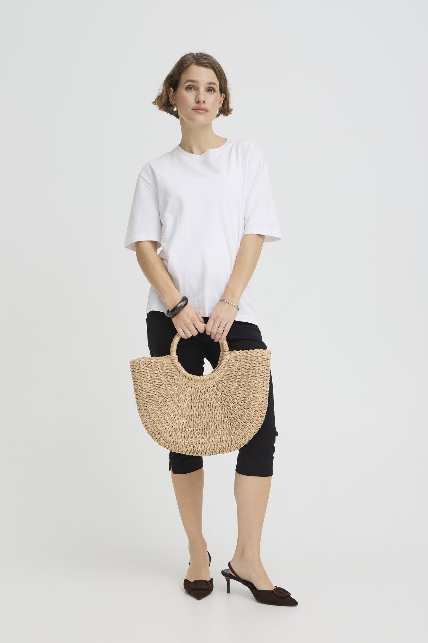 B.young | Shopper Bag | Natural Straw