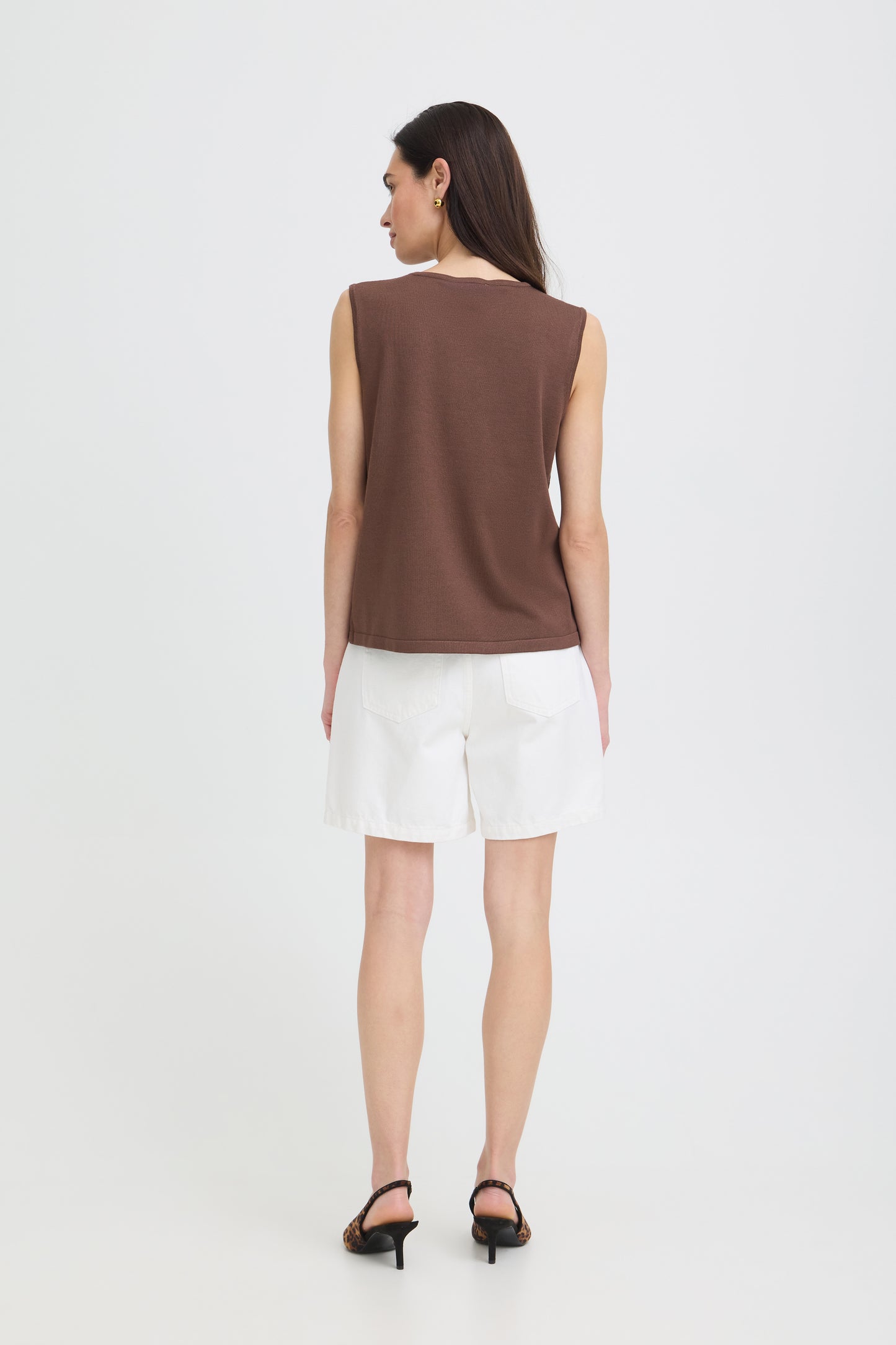 B.young | BYMMORLA Sleeveless Top | Chocolate