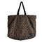 Sixton London | Brown Leopard Print Tote Bag | Large