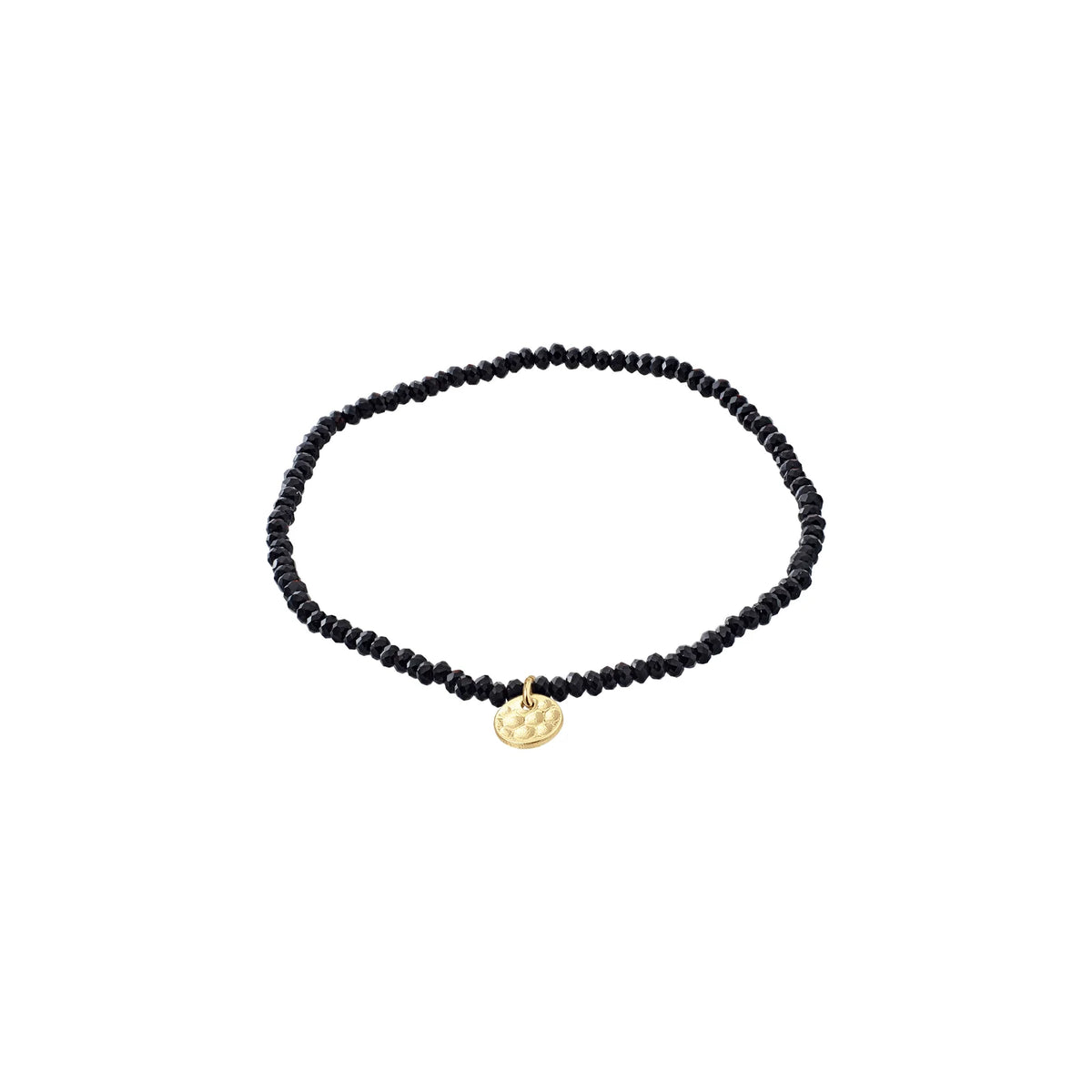 Pilgrim | Indie Bracelet | Black, Gold-Plated