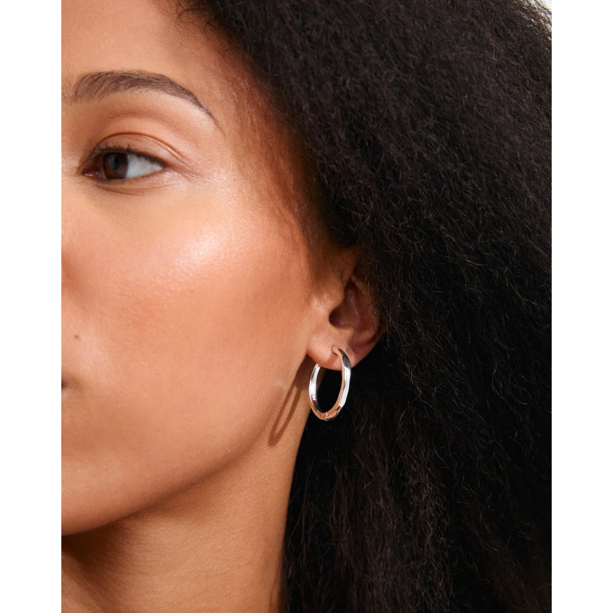 Pilgrim | Inner Hoop Earrings | Silver Plated