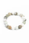 My Doris | White Beaded Stone Bracelet