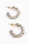 My Doris |Silver Beaded Mini Hoops