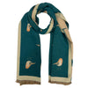 Cashmere Blend Robin Scarf | Teal