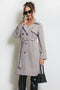 Belted Trench Coat | Grey