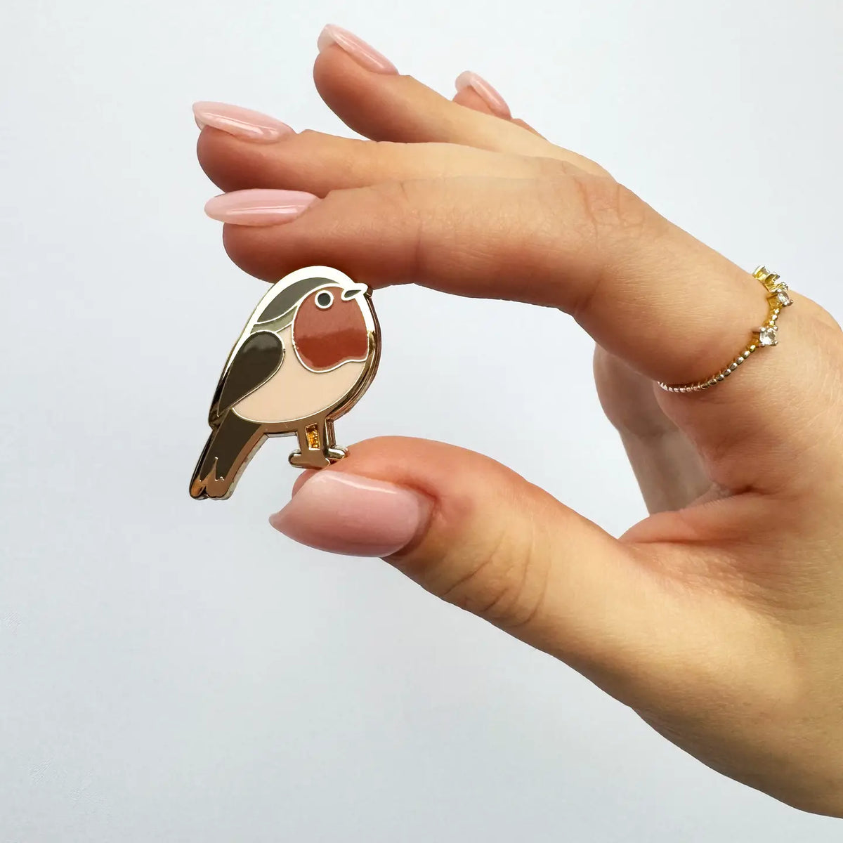 Robin Pin Badge Brooch