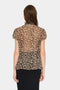 Saint Tropez | LiljaSZ Crinkle Blouse | Black Leopard