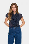 Saint Tropez LiljaSZ Crinkle Blouse | Mini Hearts