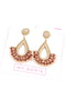 My Doris | Peach Teardrop Earrings